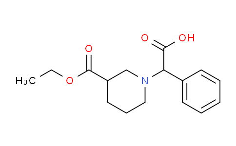 CAS No. 886363-55-9, 2-(3-(Ethoxycarbonyl)piperidin-1-yl)-2-phenylacetic acid