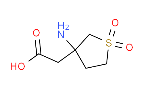 CAS No. 1341305-02-9, 2-(3-Amino-1,1-dioxidotetrahydrothiophen-3-yl)acetic acid