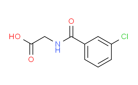 CAS No. 57728-59-3, 2-(3-Chlorobenzamido)acetic acid