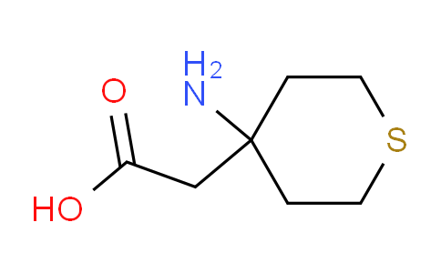 CAS No. 37631-93-9, 2-(4-Aminotetrahydro-2H-thiopyran-4-yl)acetic acid