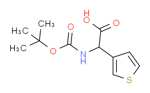 CAS No. 40512-57-0, 2-(Boc-amino)-2-(3-thiophenyl)acetic Acid