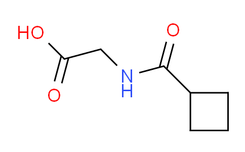 CAS No. 604790-72-9, 2-(Cyclobutanecarboxamido)acetic acid