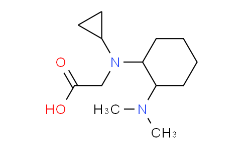 CAS No. 1353951-59-3, 2-(Cyclopropyl(2-(dimethylamino)cyclohexyl)amino)acetic acid