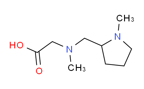 CAS No. 1353986-36-3, 2-(Methyl((1-methylpyrrolidin-2-yl)methyl)amino)acetic acid
