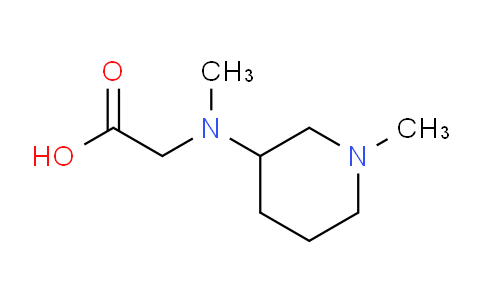 CAS No. 1248439-38-4, 2-(Methyl(1-methylpiperidin-3-yl)amino)acetic acid