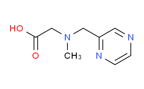 CAS No. 1353969-79-5, 2-(Methyl(pyrazin-2-ylmethyl)amino)acetic acid