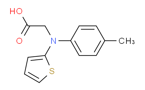 CAS No. 725253-13-4, 2-(Thiophen-2-yl(p-tolyl)amino)acetic acid