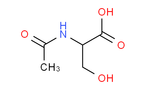 CAS No. 97-14-3, 2-Acetamido-3-hydroxypropanoic acid