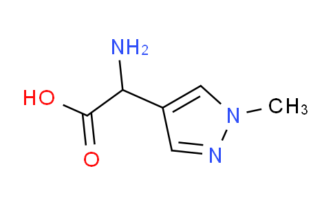 CAS No. 195070-68-9, 2-Amino-2-(1-methyl-1H-pyrazol-4-yl)acetic acid