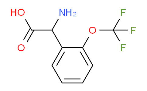 CAS No. 1101781-50-3, 2-Amino-2-(2-(trifluoromethoxy)phenyl)acetic acid