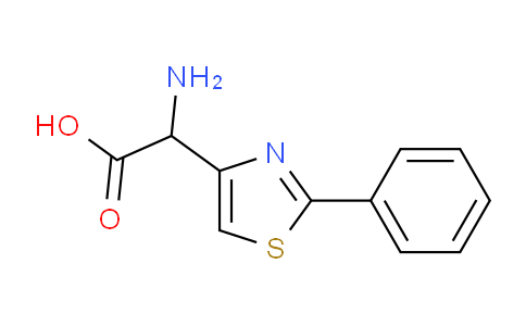 CAS No. 1566590-29-1, 2-Amino-2-(2-phenylthiazol-4-yl)acetic acid