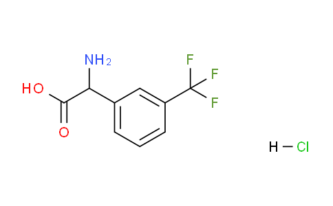 CAS No. 1134915-25-5, 2-Amino-2-(3-(trifluoromethyl)phenyl)acetic acid hydrochloride