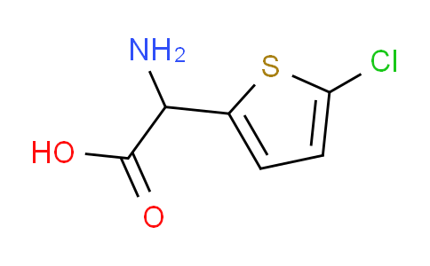 CAS No. 89379-87-3, 2-Amino-2-(5-chlorothiophen-2-yl)acetic acid
