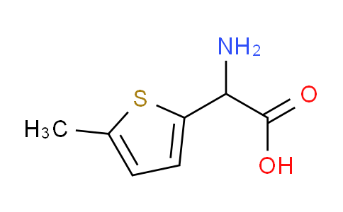 CAS No. 89776-66-9, 2-Amino-2-(5-methylthiophen-2-yl)acetic acid