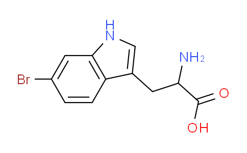 CAS No. 33599-61-0, 2-Amino-3-(6-bromo-1H-indol-3-yl)propanoic acid