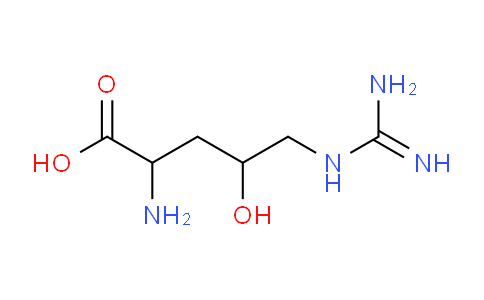 CAS No. 2524-31-4, 2-Amino-5-guanidino-4-hydroxypentanoic acid