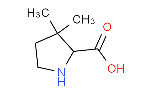CAS No. 204267-20-9, 3,3-Dimethylpyrrolidine-2-carboxylic acid
