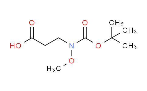 CAS No. 172299-81-9, 3-((tert-Butoxycarbonyl)(methoxy)amino)propanoic acid