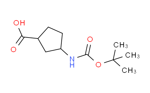 CAS No. 855863-93-3, 3-((tert-Butoxycarbonyl)amino)cyclopentanecarboxylic acid