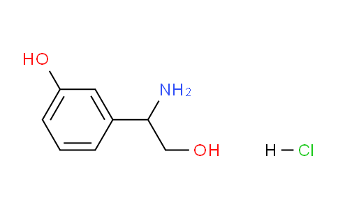 CAS No. 146812-68-2, 3-(1-Amino-2-hydroxyethyl)phenol hydrochloride