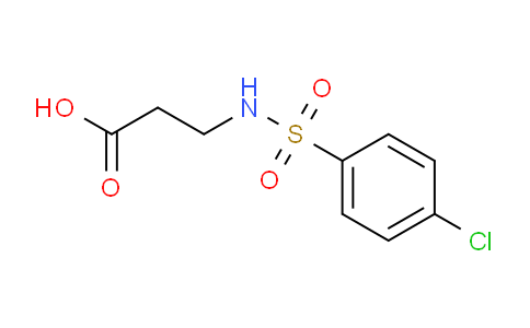 CAS No. 36974-65-9, 3-(4-Chlorophenylsulfonamido)propanoic acid