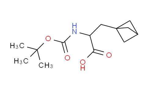 CAS No. 1956306-95-8, 3-(Bicyclo[1.1.1]pentan-1-yl)-2-((tert-butoxycarbonyl)amino)propanoic acid