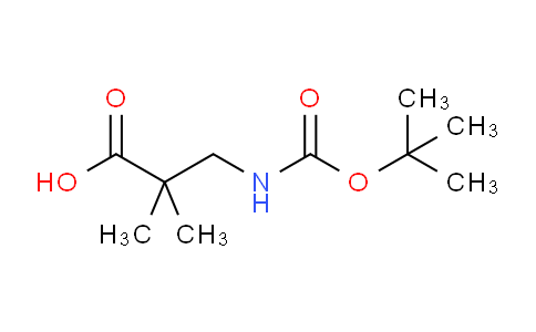 CAS No. 180181-02-6, 3-(Boc-amino)-2,2-dimethylpropionic Acid