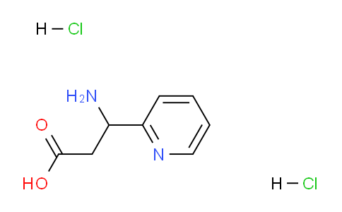 CAS No. 1423028-99-2, 3-Amino-3-(pyridin-2-yl)propanoic acid dihydrochloride