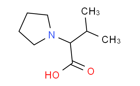 CAS No. 937652-04-5, 3-Methyl-2-(1-pyrrolidinyl)butyric Acid