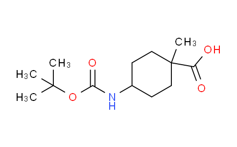 CAS No. 1262406-79-0, 4-((tert-Butoxycarbonyl)amino)-1-methylcyclohexanecarboxylic acid