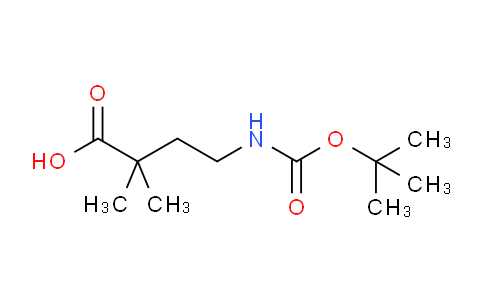 CAS No. 153039-17-9, 4-((tert-Butoxycarbonyl)amino)-2,2-dimethylbutanoic acid