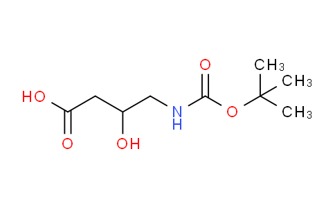CAS No. 69489-07-2, 4-((tert-Butoxycarbonyl)amino)-3-hydroxybutanoic acid