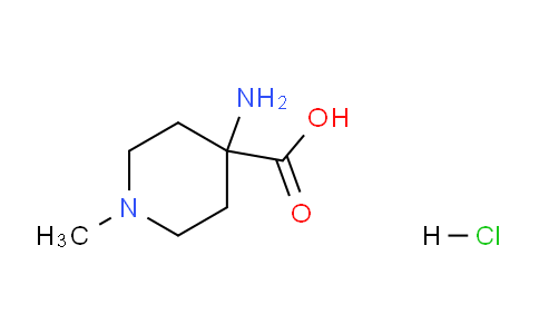 CAS No. 1841081-62-6, 4-Amino-1-methylpiperidine-4-carboxylic acid hydrochloride