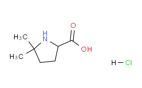 CAS No. 1796882-98-8, 5,5-Dimethylpyrrolidine-2-carboxylic acid hydrochloride