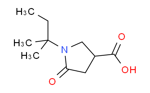 CAS No. 944683-26-5, 5-oxo-1-(tert-pentyl)pyrrolidine-3-carboxylic acid
