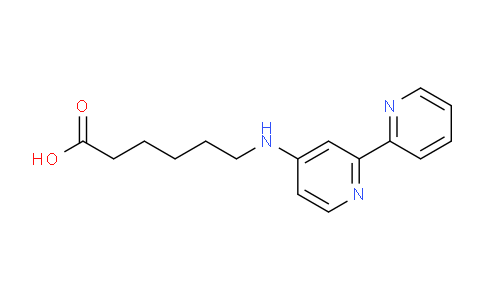 CAS No. 340721-89-3, 6-([2,2'-Bipyridin]-4-ylamino)hexanoic acid