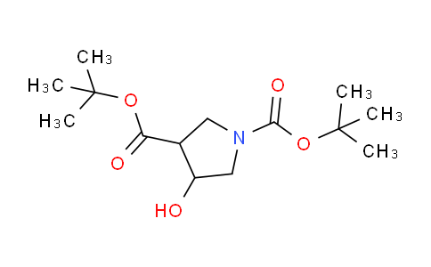 DY628871 | 203434-46-2 | Di-tert-butyl 4-hydroxypyrrolidine-1,3-dicarboxylate