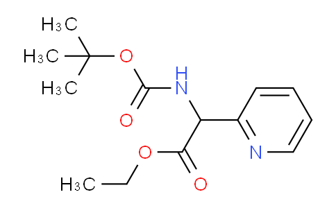DY628899 | 313490-90-3 | Ethyl 2-((tert-butoxycarbonyl)amino)-2-(pyridin-2-yl)acetate