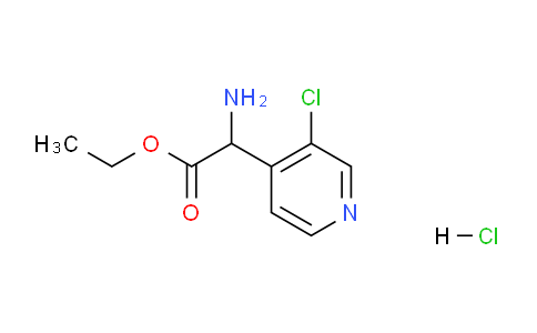 DY628903 | 1956319-58-6 | Ethyl 2-amino-2-(3-chloropyridin-4-yl)acetate hydrochloride