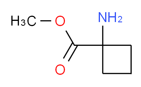 CAS No. 215597-35-6, Methyl 1-aminocyclobutanecarboxylate