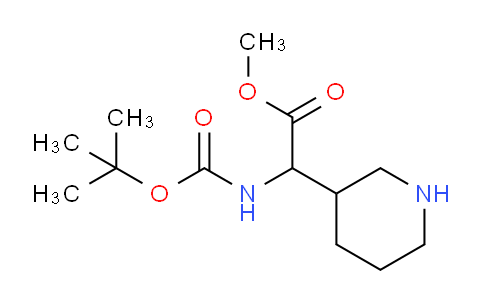 DY628975 | 1219331-78-8 | Methyl 2-(Boc-amino)-2-(3-piperidyl)acetate