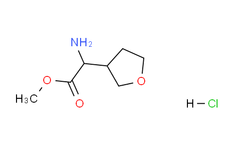 DY628985 | 1922707-24-1 | Methyl 2-amino-2-(tetrahydrofuran-3-yl)acetate hydrochloride