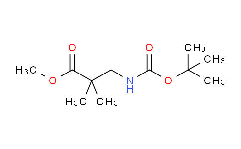 DY628995 | 195387-08-7 | Methyl 3-((tert-butoxycarbonyl)amino)-2,2-dimethylpropanoate