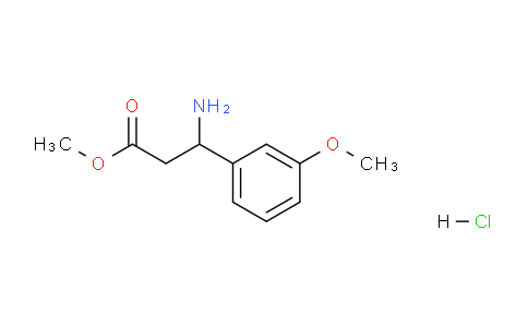 DY628999 | 1269634-11-8 | Methyl 3-amino-3-(3-methoxyphenyl)propanoate hydrochloride