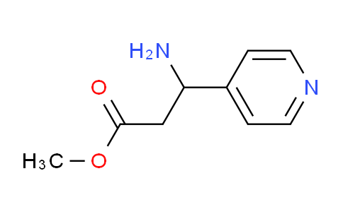 DY629001 | 257635-47-5 | Methyl 3-amino-3-(pyridin-4-yl)propanoate