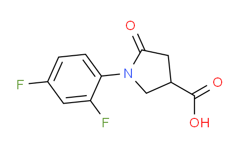 DY629010 | 923178-07-8 | N-(2,4-Difluorophenyl)pyrrolidin-2-one-4-carboxylic acid