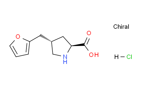 DY629034 | 2216746-99-3 | rel-(2S,4S)-4-(Furan-2-ylmethyl)pyrrolidine-2-carboxylic acid hydrochloride
