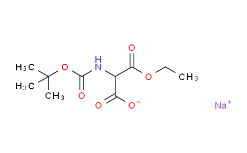 CAS No. 219308-59-5, Sodium 2-((tert-butoxycarbonyl)amino)-3-ethoxy-3-oxopropanoate