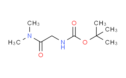 CAS No. 72287-76-4, tert-Butyl (2-(dimethylamino)-2-oxoethyl)carbamate