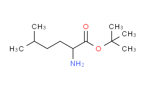 CAS No. 1543874-84-5, tert-Butyl 2-amino-5-methylhexanoate